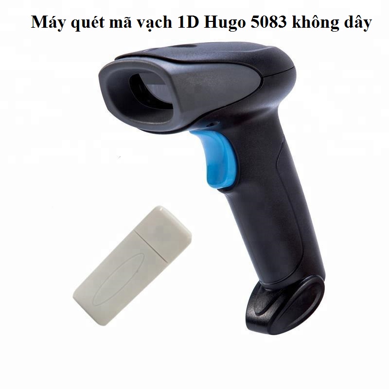 Máy quét mã vạch 1D Hugo 5083 không dây