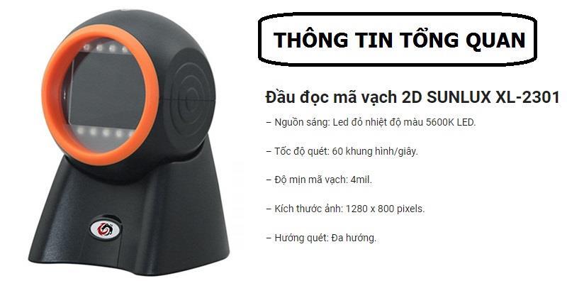 Thông tin tổng quan về sản phẩm máy quét mã vạch